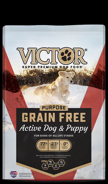 Victor Grain Free Active Dog & Puppy Dry Dog Food - Multi-Protein - 5lb Bag